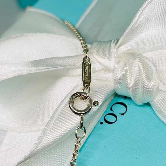 Tiffany & Co.1837 Triple Bar Elements Necklace 925 silver 16"  w/ box NICE - Picture 7 of 9